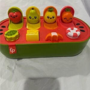 Fisher-Price Fruit Pop-Up Toy - Green and Orange